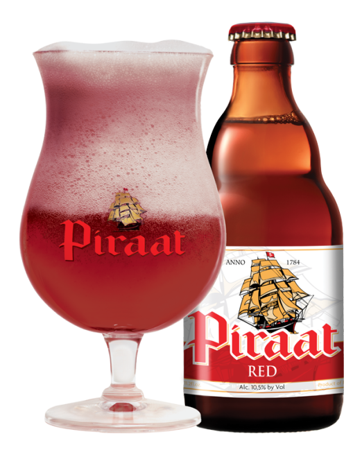 Piraat Red 330ml with glass small