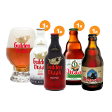 The MDs 330ml 4 Pack Favourites with Glass